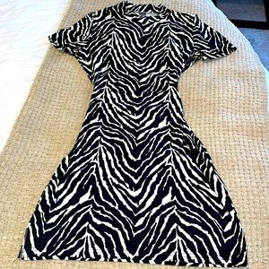 Zebra print dress
